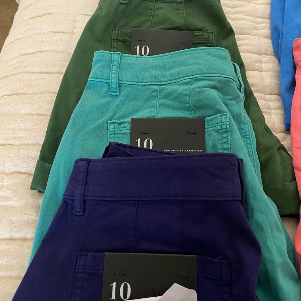 White House Black Market lot of 10 pret a play 5” shorts